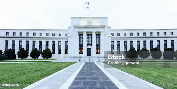 Federal Reserve Building Stock Photo - Download Image Now - Federal Reserve Building - Washington DC, Washington DC, Building Exterior