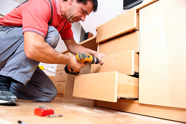 Assembling furniture Assembling furniture with using tools dresser stock pictures, royalty-free photos & images