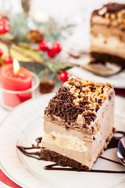 istock Piece of meringue cake 490078460