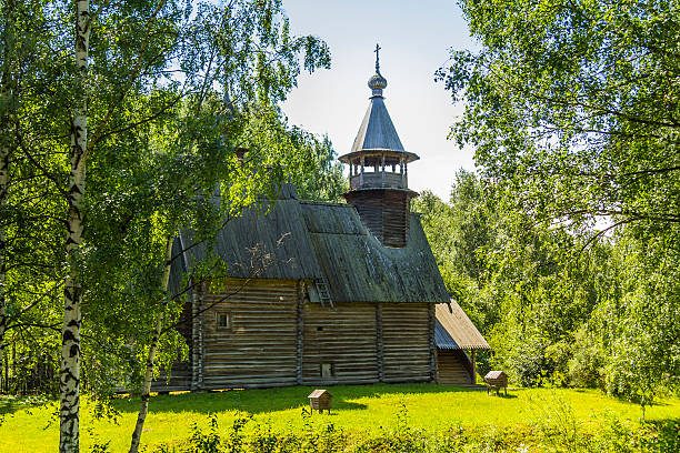 istock Wooden architecture, church Merciful Savior 490078608