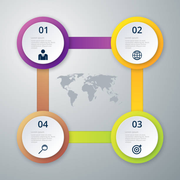 4 Section Inforgraphics 60+ 4 Section Pie Infographic Stock Illustrations, Royalty-Free Vector ...
