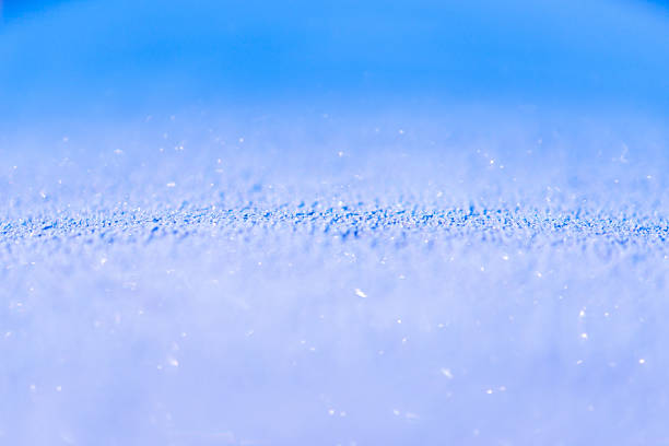 istock Shiny snowflakes on the surface close up 490080770