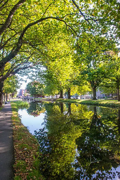 Photo of Grand canal Dublin, Ireland.