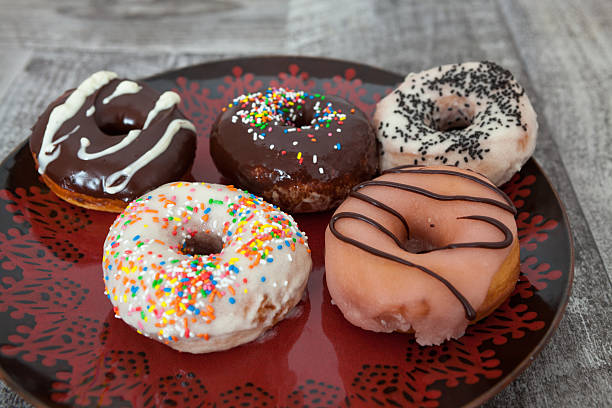 Sweet Donuts stock photo