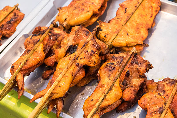 istock grilled chicken, Thailand's street food 490082296
