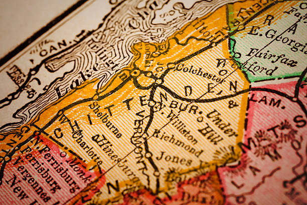 istock Chittenden | Vermont County Maps 490083772