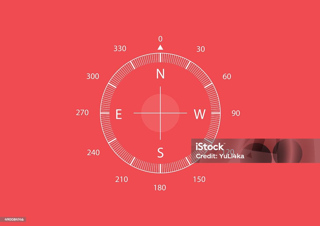 Compas Kwal Vector Illustration Of Compas Stock Illustration - Download Image Now ...