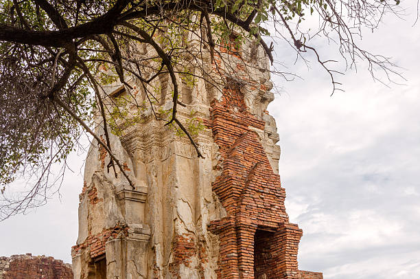 Buddhist ruins of Thailand in Ayutthaya