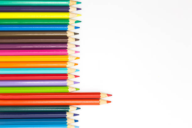 istock Mixed of colour wooden pencil 490099848