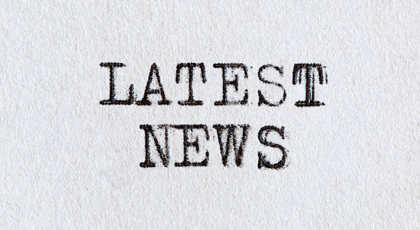 istock Latest news written on white paper with old typewriter. 490100716