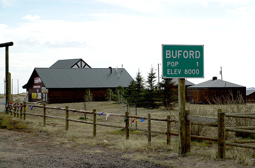 Buford, Wyoming — population, 1 — is the smallest incorporated town in the United States.