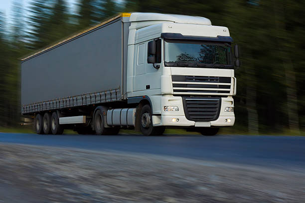 istock Fast delivery truck 490107640