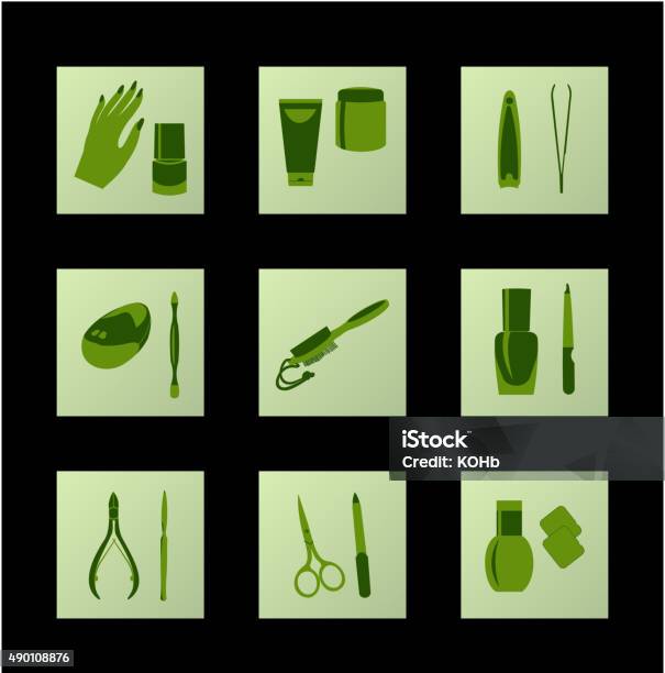 Cosmetic Icons Stock Illustration - Download Image Now - 2015, Abstract, Adult