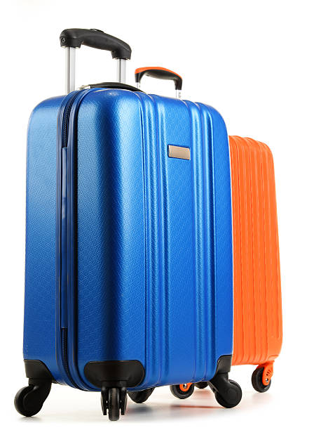 istock Travel suitcases isolated on white background 490109136
