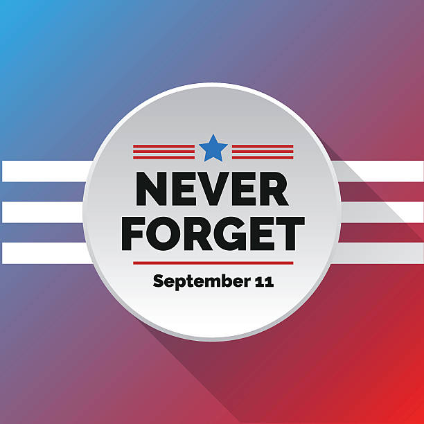 Never forget - September 11 Never forget - September 11 never the same stock illustrations