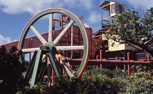 Abandoned Factory on north Windward side Oahu Hawaii