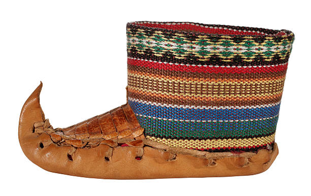 istock Opanak old traditional Serbian shoe souvenir 490128729