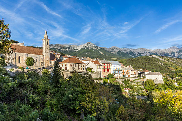 istock skyline of Seyne les Alpes 490129086