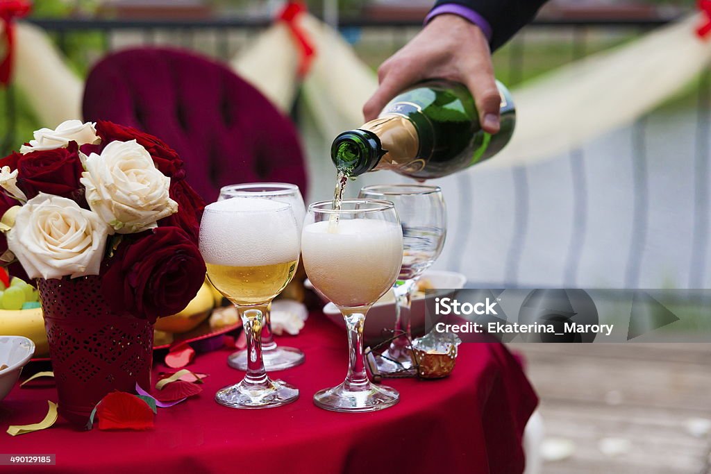 Verres à champagne - Photo de A la mode libre de droits