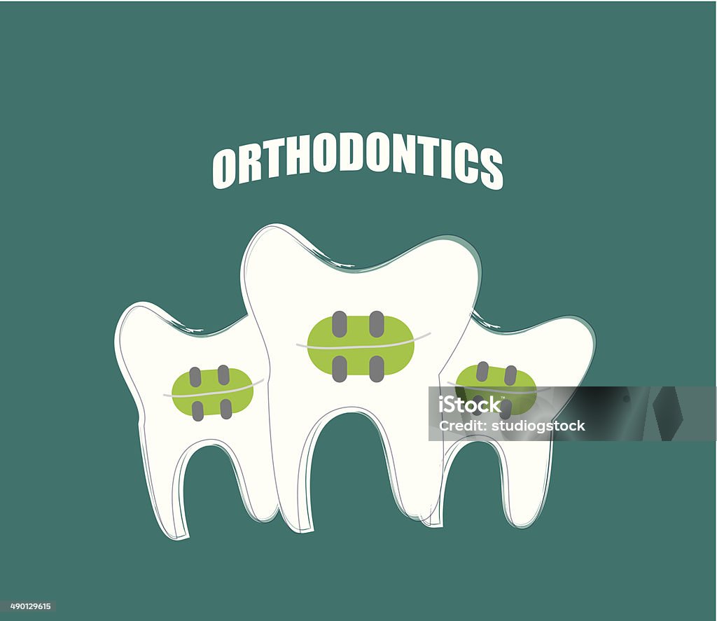Atención dental - arte vectorial de Artículo médico libre de derechos