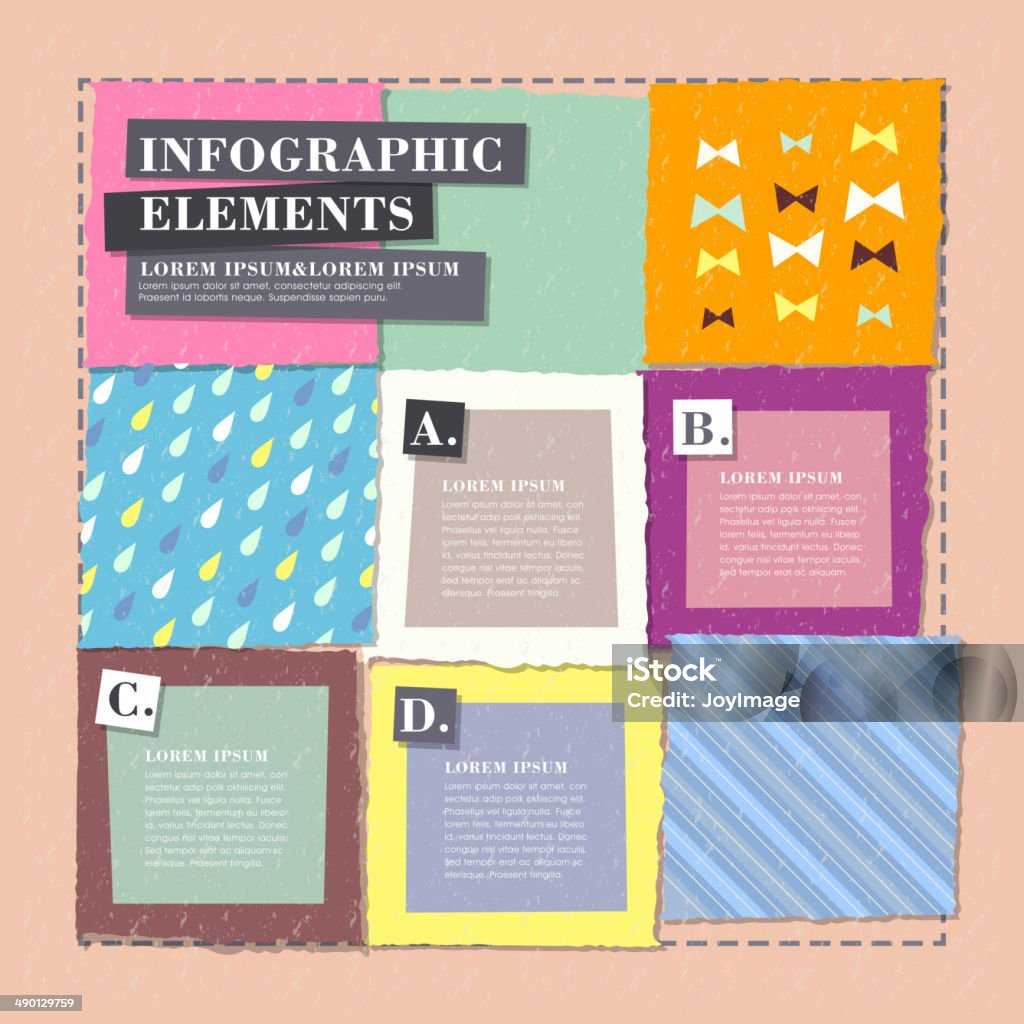 Informative Signage Collage Creative Collage Infographics Stock Illustration - Download Image Now ...