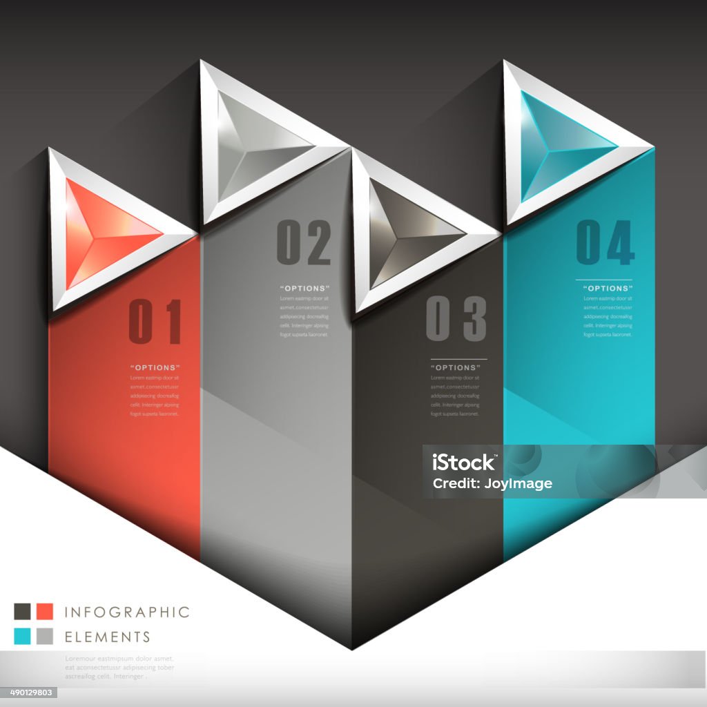 Data Triangle Label Abstract Triangle Label Infographics Stock Illustration - Download ...