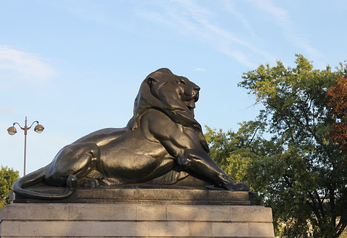 Lion of Belfort statue by Bartholdi, Place Denfert-Rochereau, Paris
