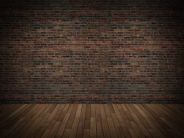istock old brick wall and wood floor,3d 490129809