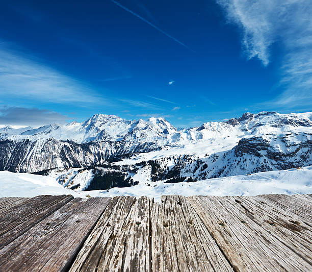 istock Mountains with snow in winter 490130318