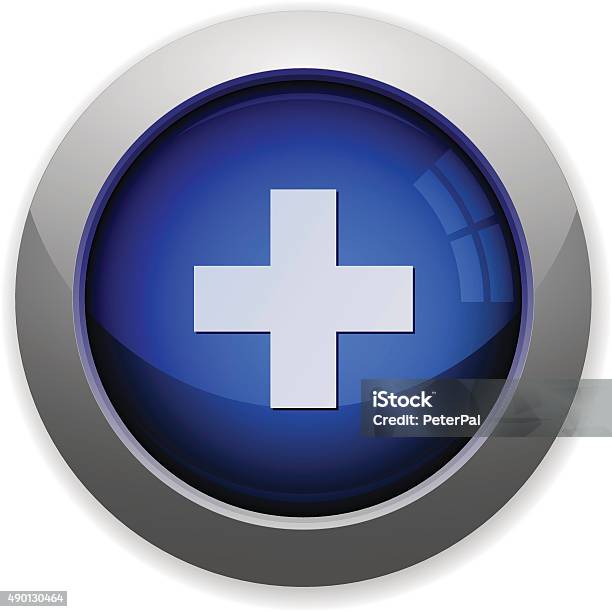 Button Point Plus Plus Button Stock Illustration - Download Image Now - 2015, Backgrounds ...