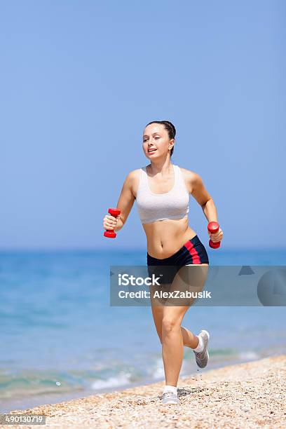Girl At The Sea Stock Photo - Download Image Now - 20-24 Years, 20-29 Years, Active Lifestyle