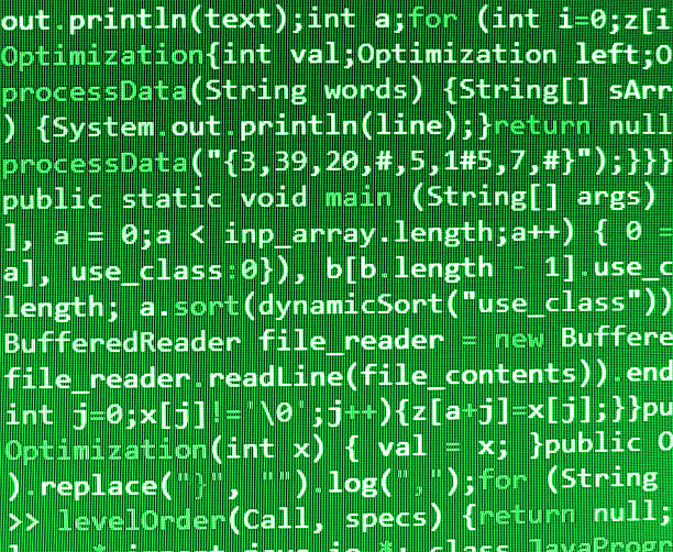 Software developer programming code on computer Software developer programming code on computer. Abstract computer script source code. extensible markup language photos stock pictures, royalty-free photos & images