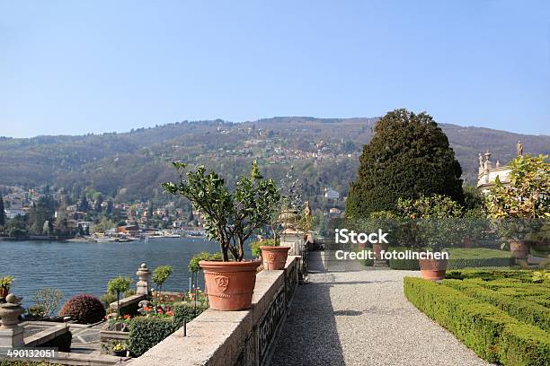 Gartenanlage Am Isola Bellalake Maggiore Italien Stockfoto und mehr Bilder von Alpen - Alpen, Borromäische Inseln, Buchsbaum