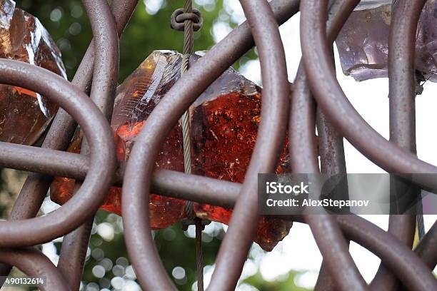 Detail Of Iron Gates Near Basilica Of The Holy Cross Stock Photo - Download Image Now