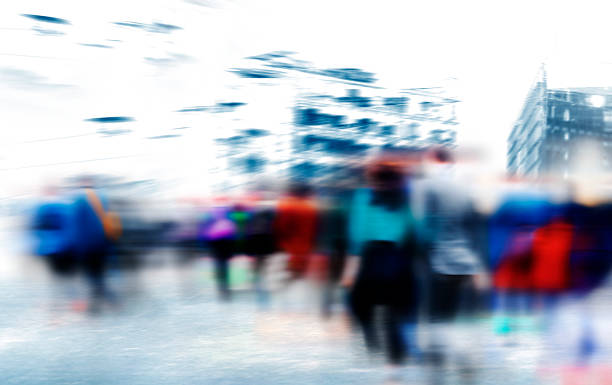 istock Business People Rush Hour Walking Commuting City Concept 490134378