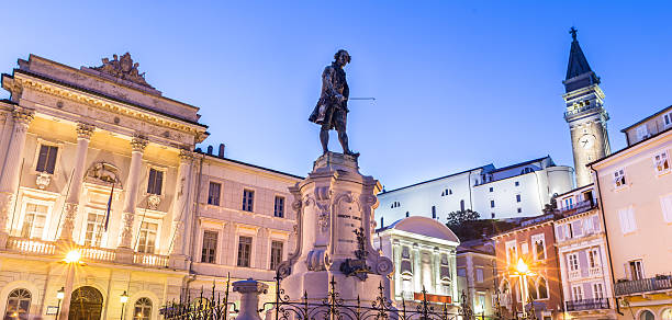 istock Tartini square in Piran, Slovenia, Europe 490135289