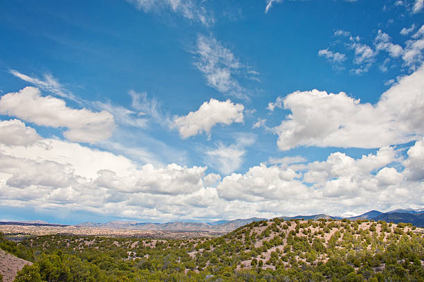 istock Southwestern Landscape with Beautiful Blue Sky and Clouds 490135862