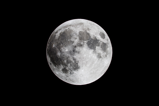 Primer plano de luna llena photo