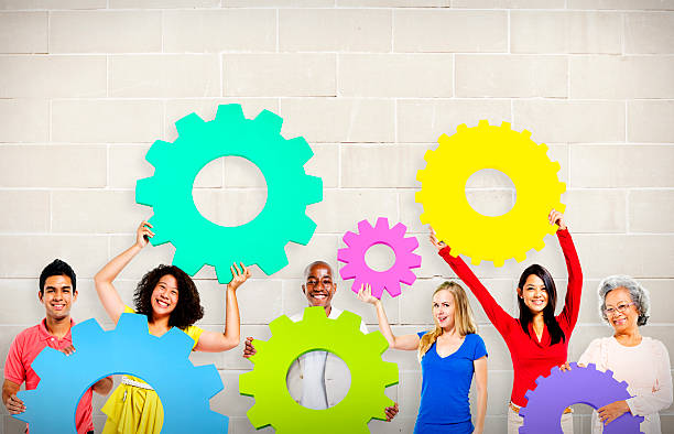 istock Gear Connection Collaboration Corporate Team Concept 490137414