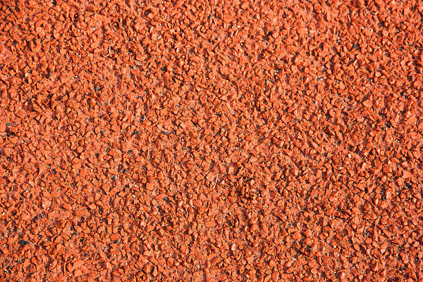 istock orange color of rubber texture background 490141240