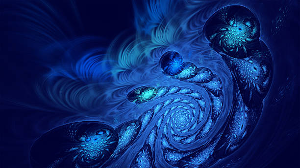 istock abstract fractal background, spiral 490172636