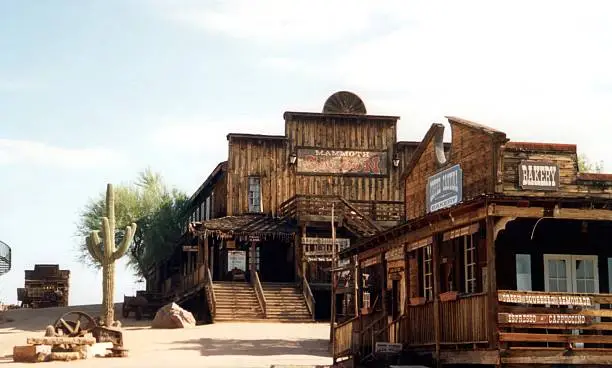 Goldfield ghost town, located northeast of Apache Junction in Pinal County, Arizona.
