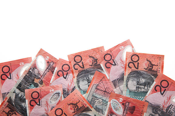 istock Assortment of Australian twenty dollar bills 490176346