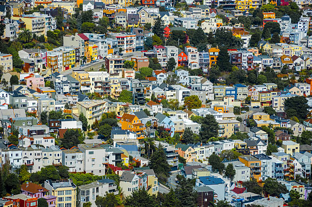 istock Beautiful houses in San Francisco 490179634