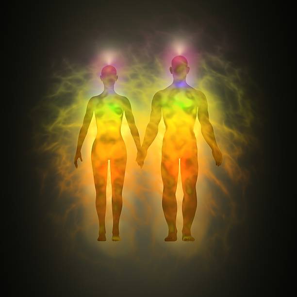 istock Human energy body, aura, chakra, energy 490180404