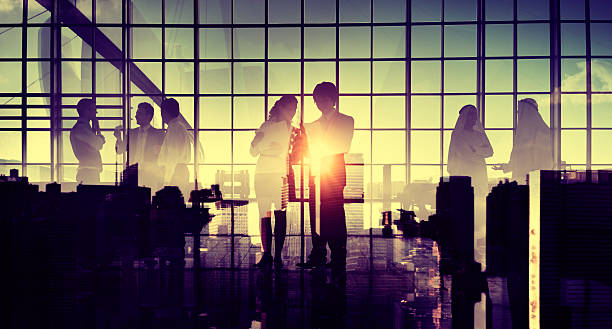 istock Business Professional Communication Office Cityscape Concept 490181552
