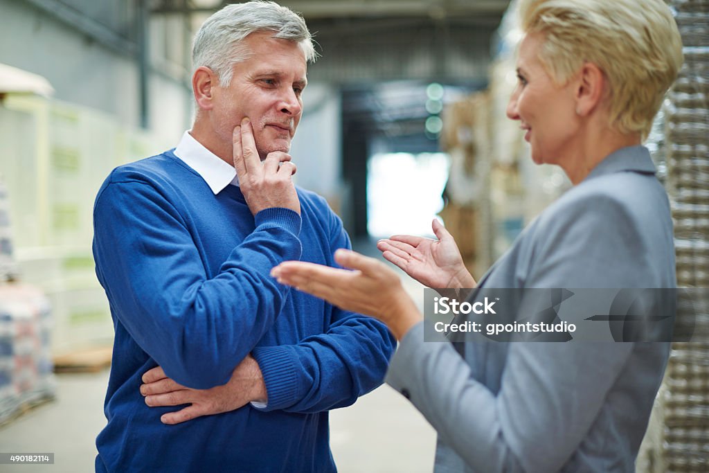 Planning the next steps in our company Gesturing Stock Photo