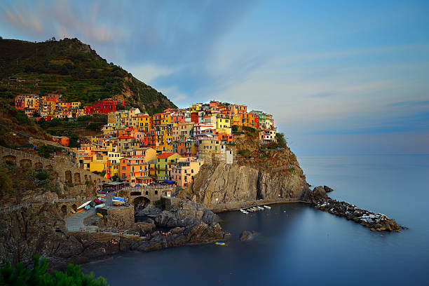 istock Manarola in sunset, Italy 490183774