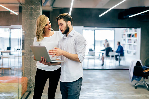 istock Business coworkers discussing new ideas 490184698