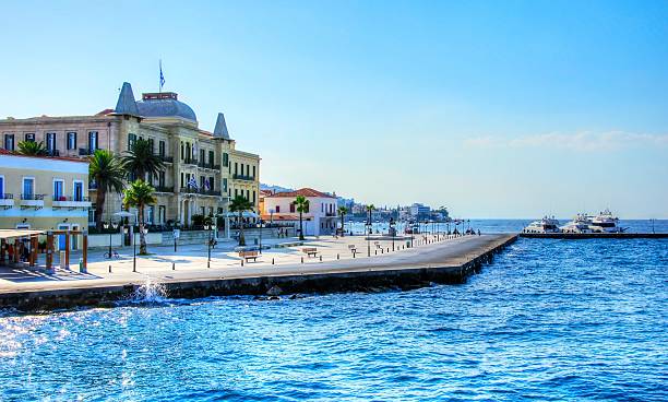 istock Beautiful Greek Island, Spetses 490186450